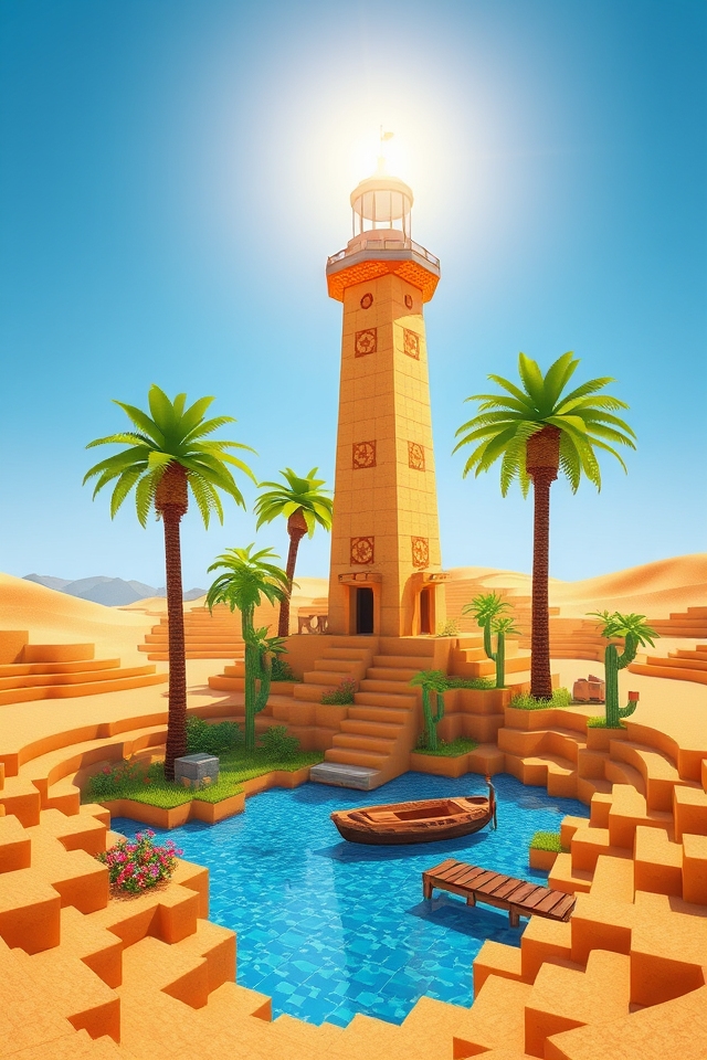 desert oasis beacon design
