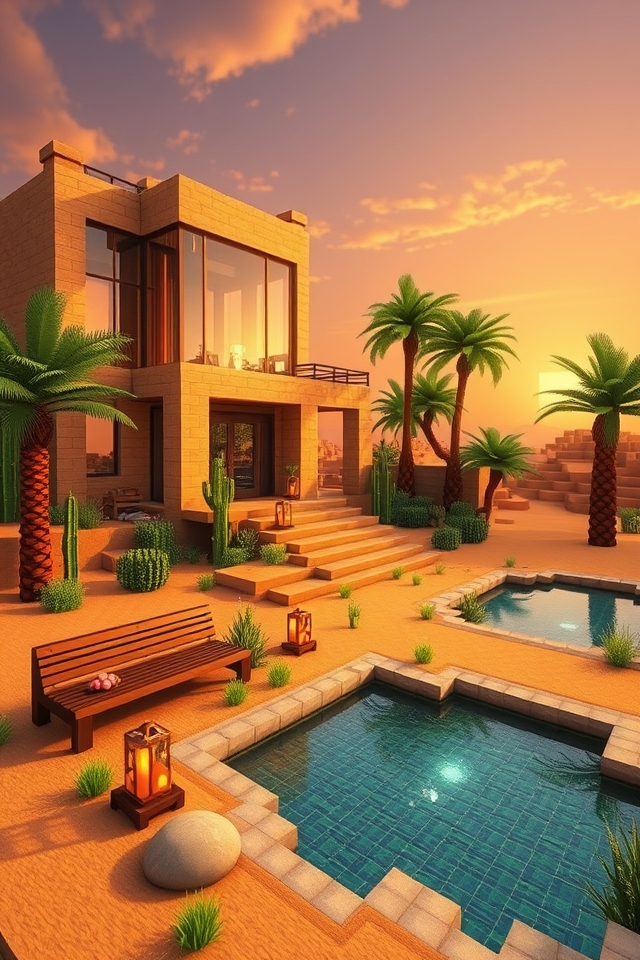 desert themed tranquil retreat design