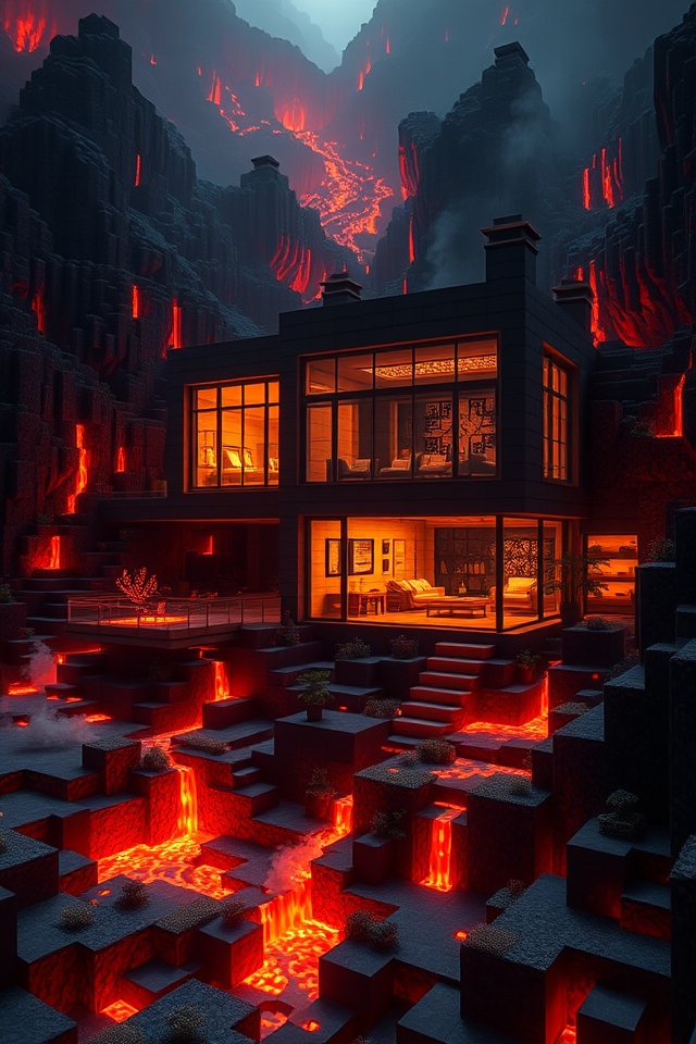 dragon themed volcanic retreat