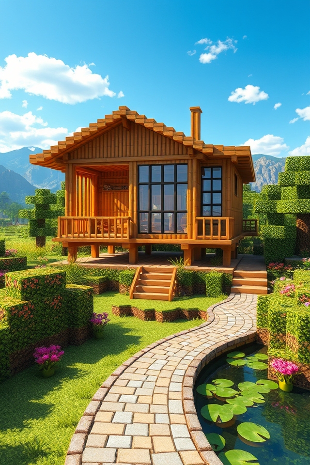eco friendly bamboo house design