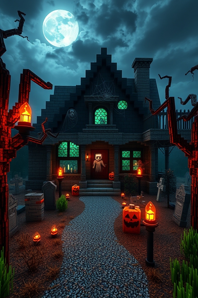 eerie haunted house experience