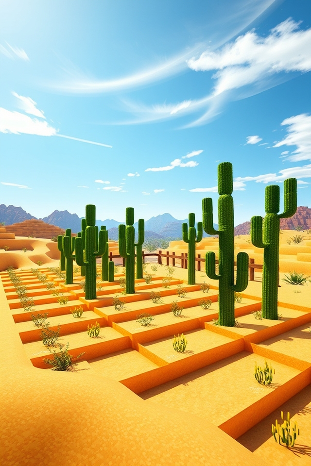 efficient cactus resource gathering