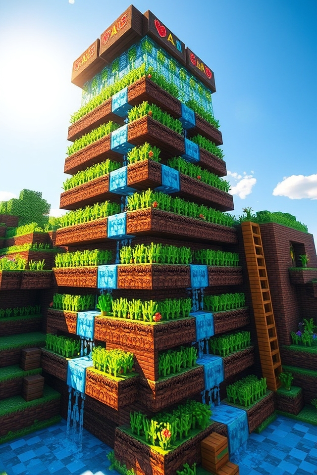 efficient multi layered crop farming