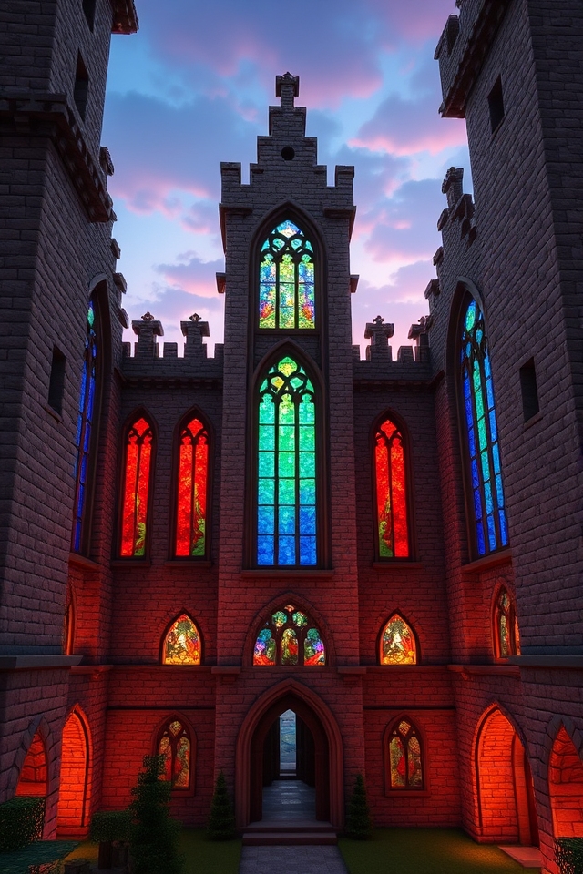 elegant medieval gothic windows