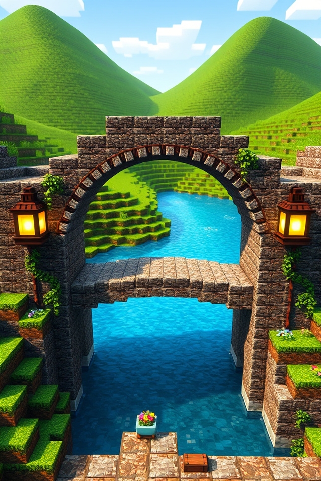 elegant stone arch bridge
