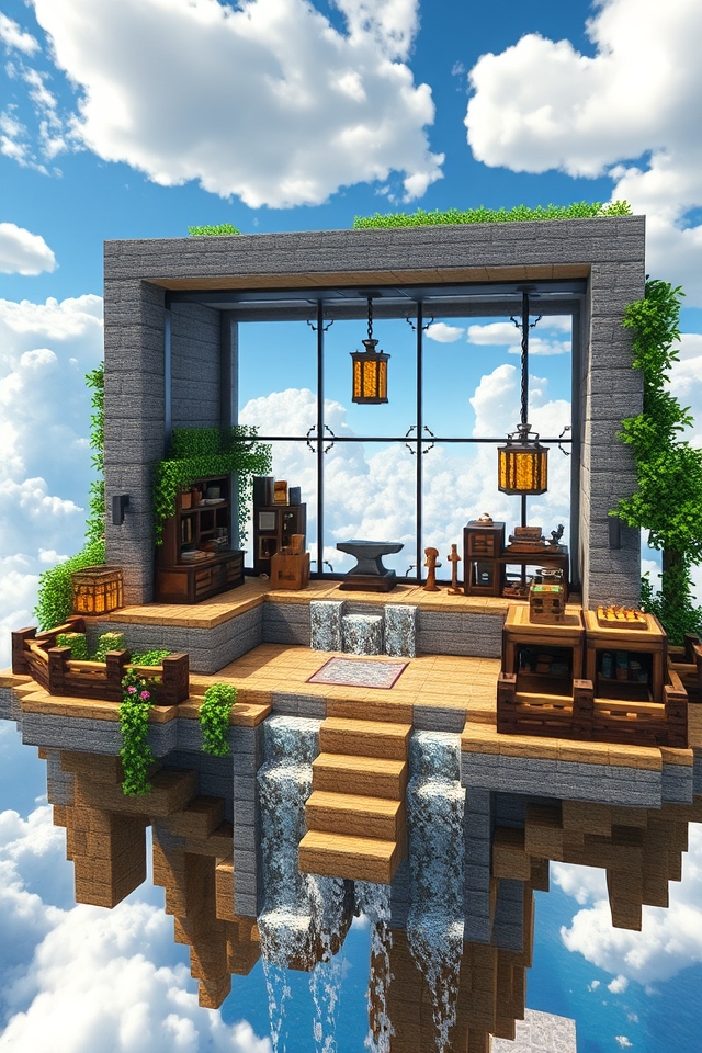 elevated crafting paradise room