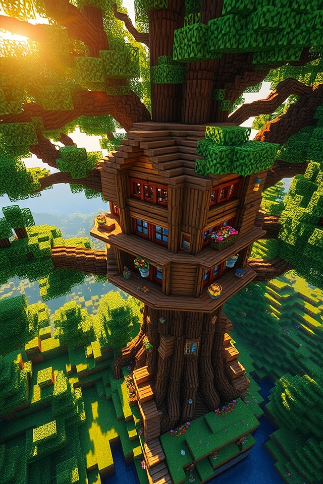 elevated nature blending treehouse vistas