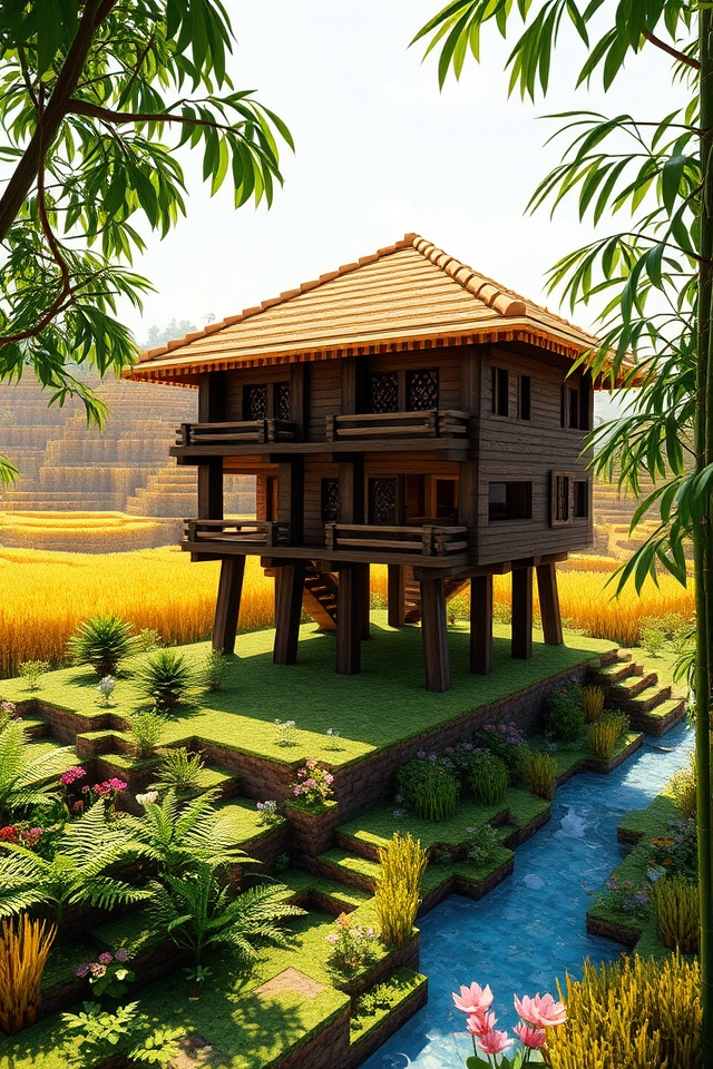 elevated traditional vietnamese architecture