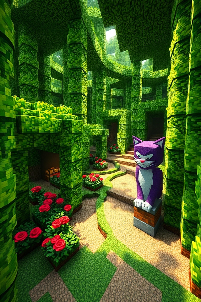 enchanted wonderland hedge maze