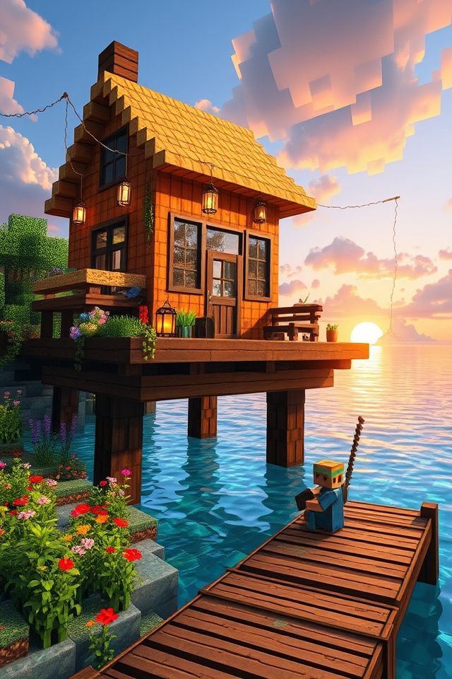 enchanting floating fishing retreat