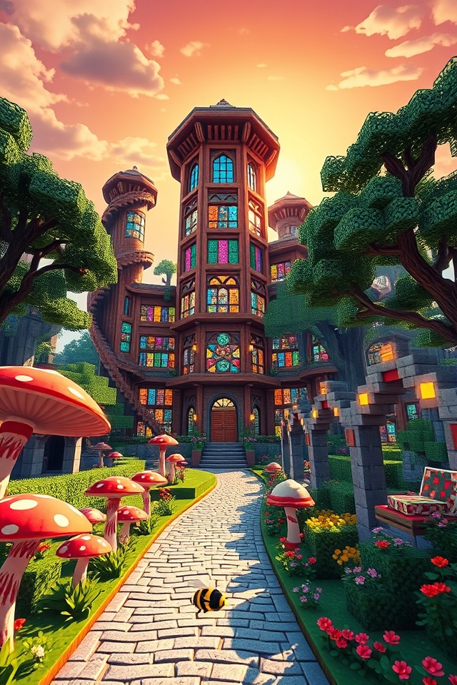 enchanting library with adventures