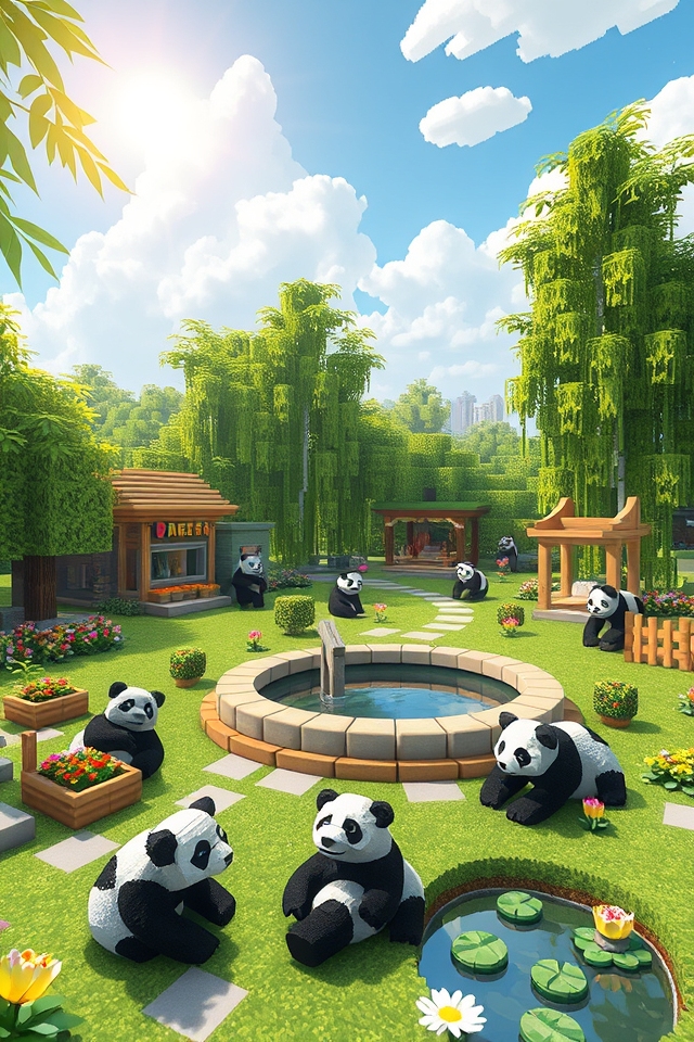enchanting panda habitat design