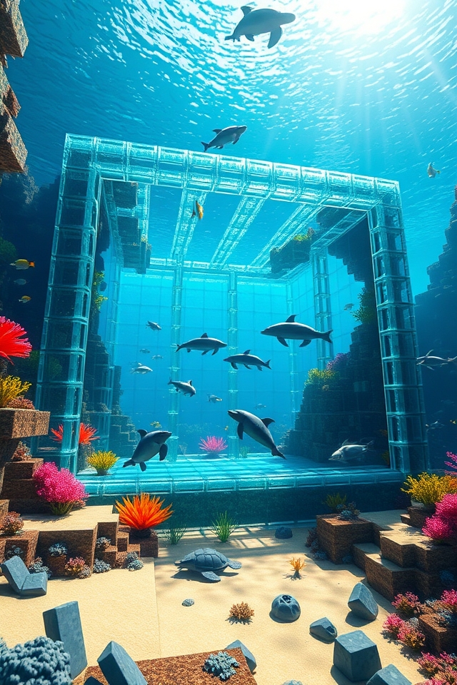 enchanting underwater animal habitat