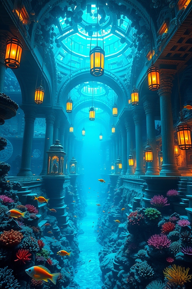 enchanting underwater atlantis creations
