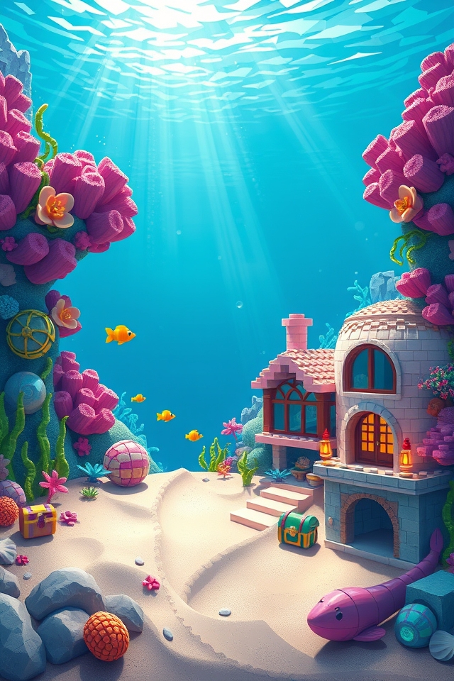 enchanting underwater mermaid paradise