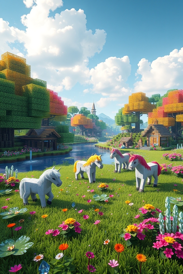 enchanting unicorn pasture design
