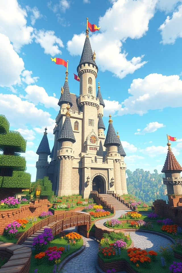 enchanting whimsical castle design