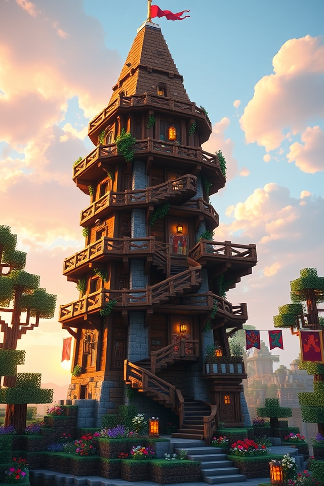 enchanting wizard tower design