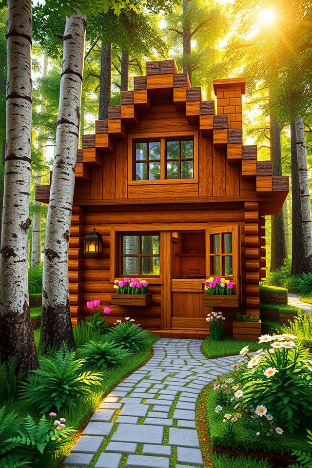 enchanting woodland retreat cottage