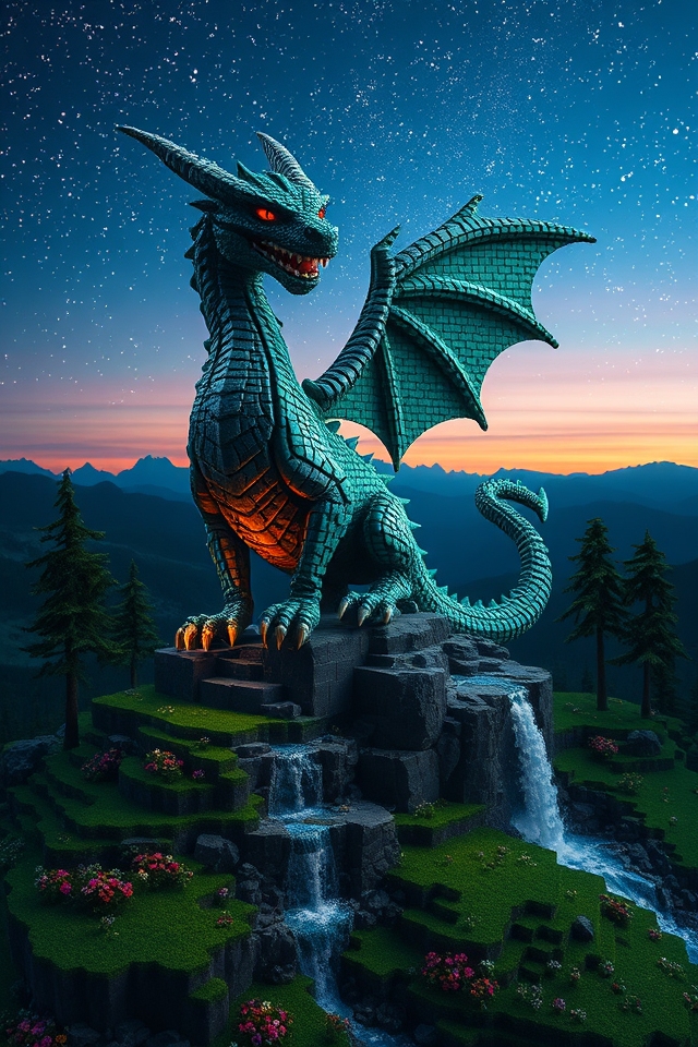 fantasy craftsmanship dragon sculpture