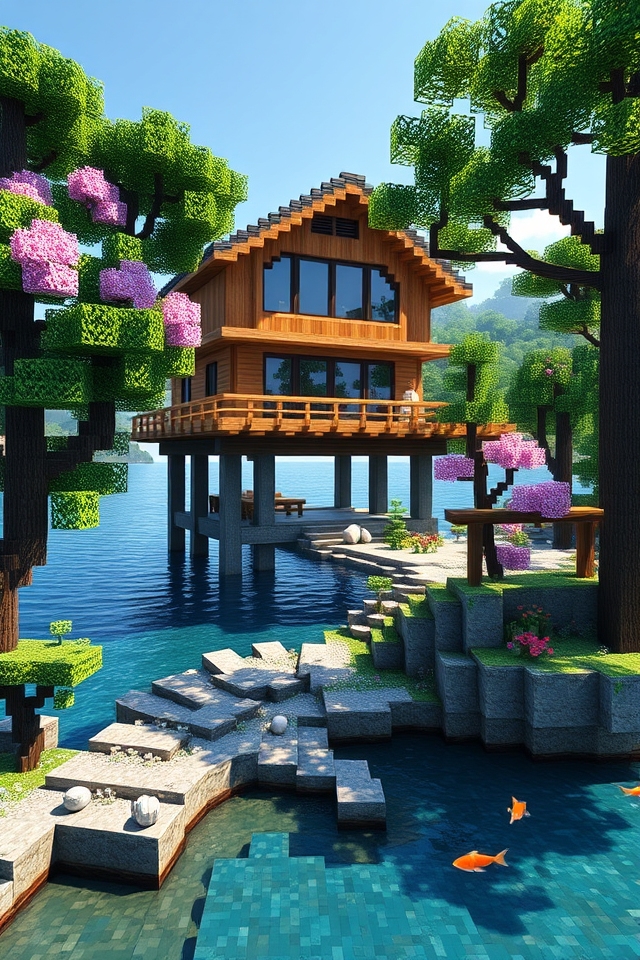 floating coastal serenity house