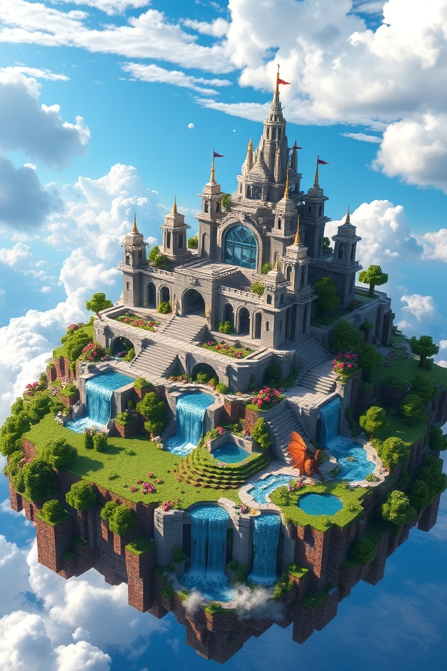 floating dragon sanctuary island