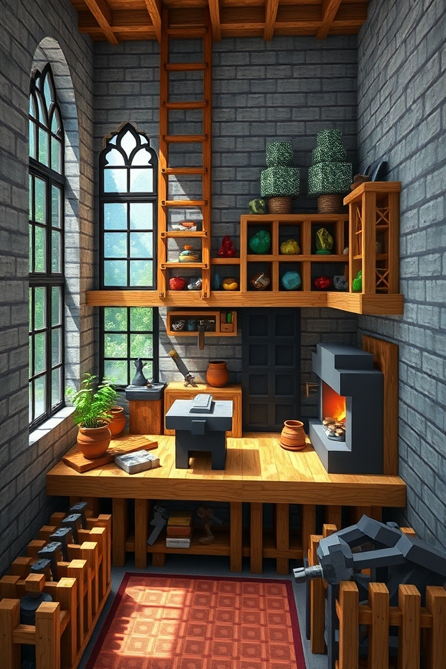 functional aesthetic smithing space