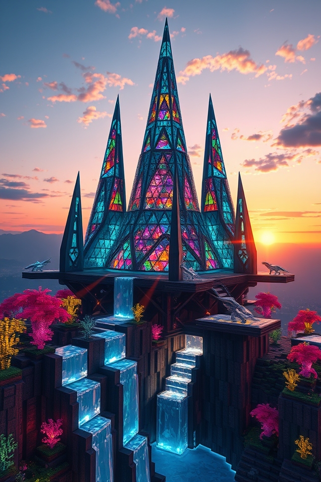 futuristic dragon sanctuary design