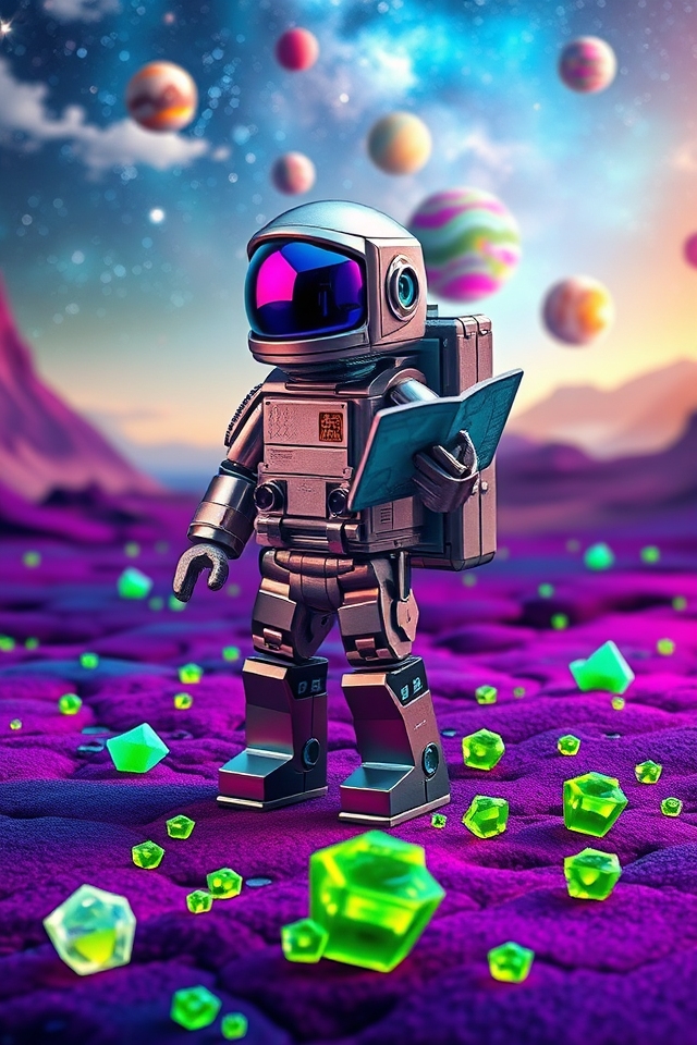 futuristic space explorer outfit