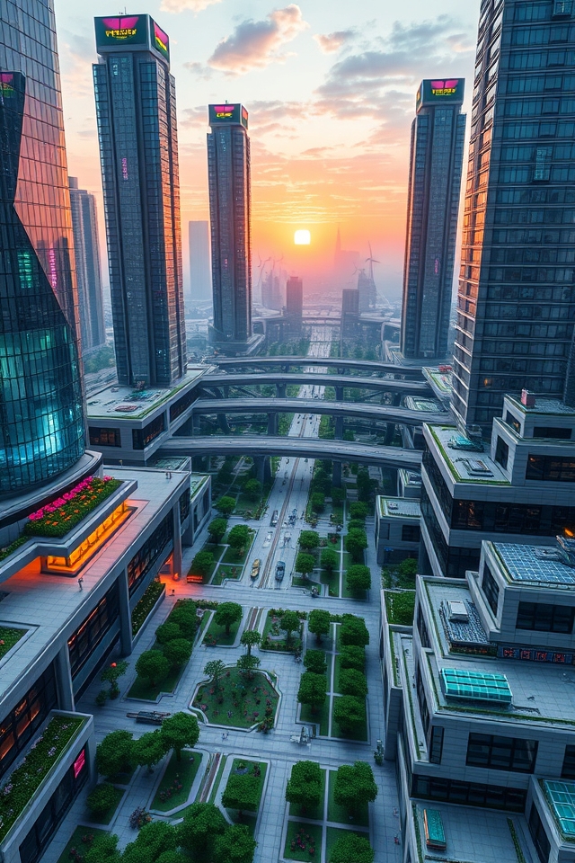 futuristic urban design elements