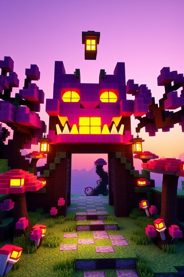 glowing grin wonderland gatehouse