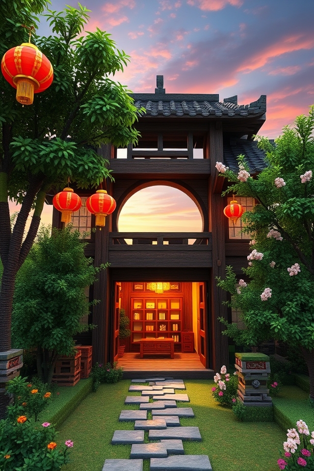 harmonious connection with nature