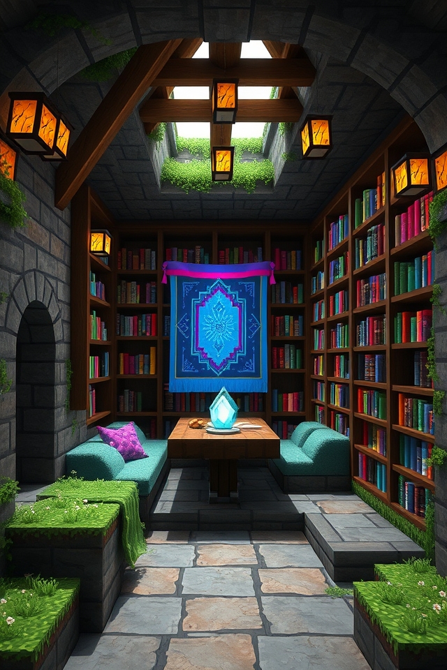 hidden enchanted library retreat