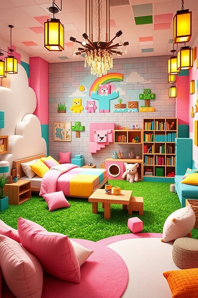 imaginative bright color scheme