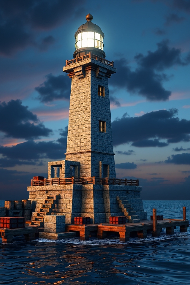 industrial functional lighthouse design