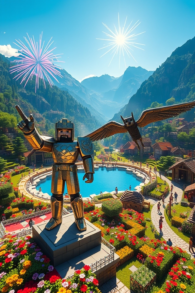 interactive custom player statues