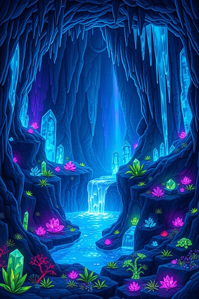 luminous underground sanctuary awaits