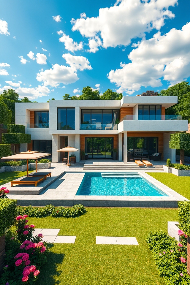 luxurious modern mansion design