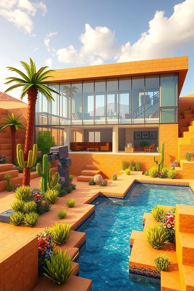 luxury desert retreat oasis