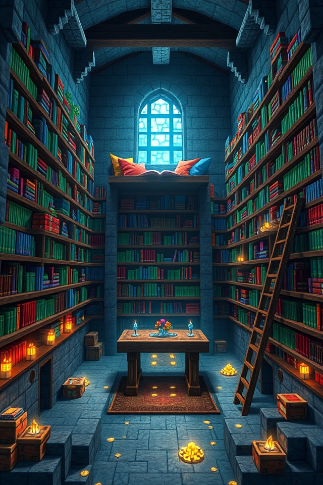 magical enchanted library features