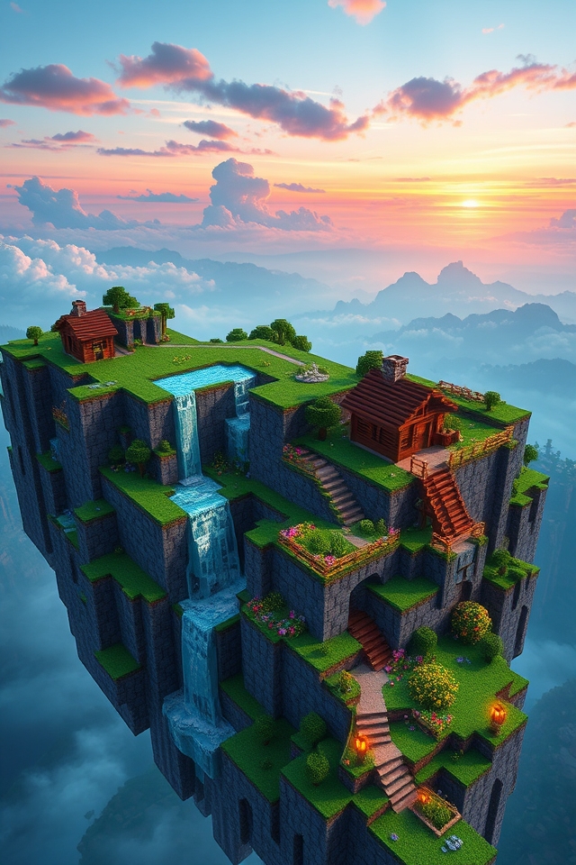 magical floating island retreat