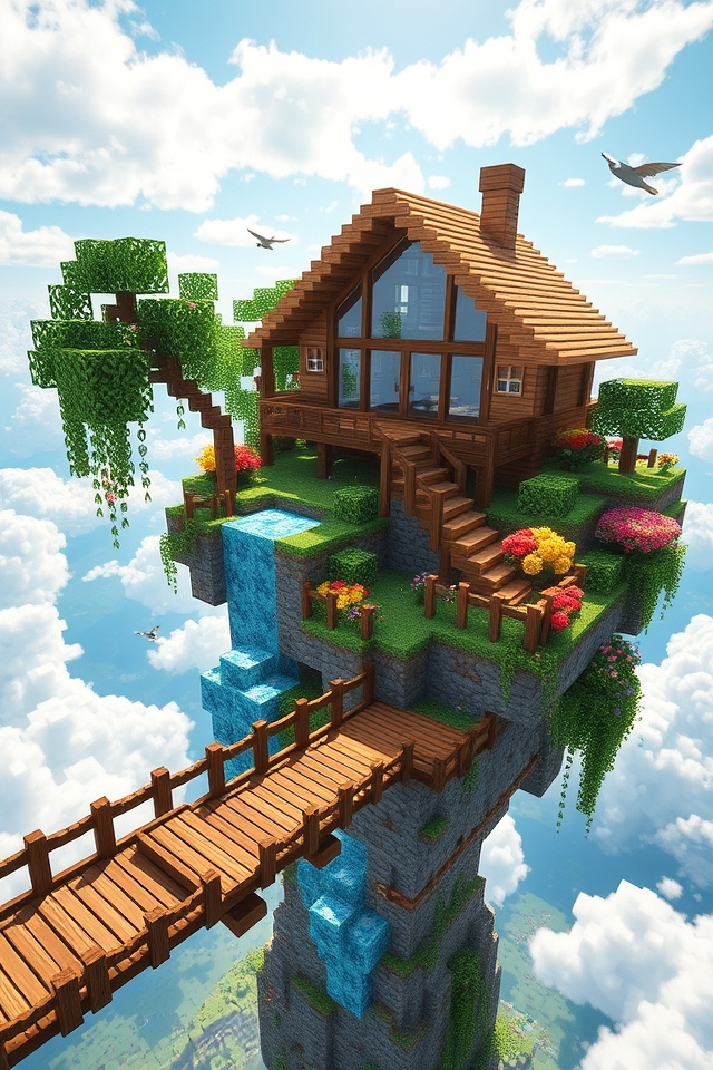 magical floating island retreat