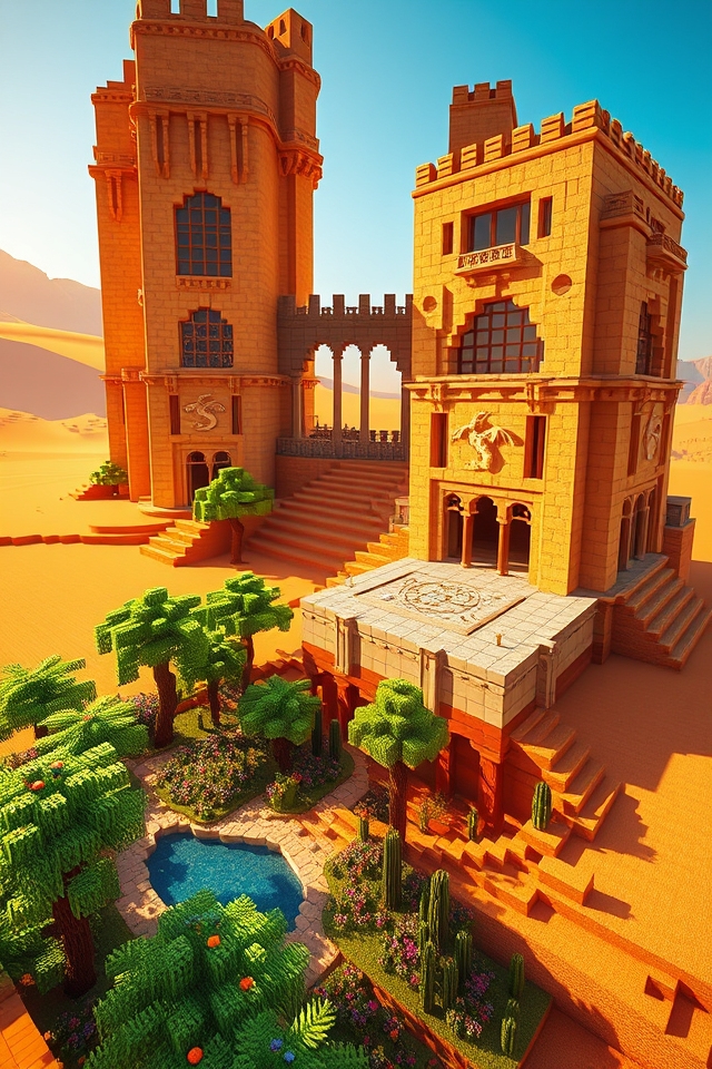 majestic dragon oasis fortress