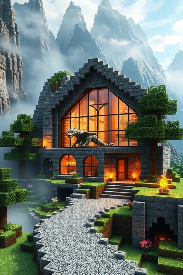 majestic mountain dragon home