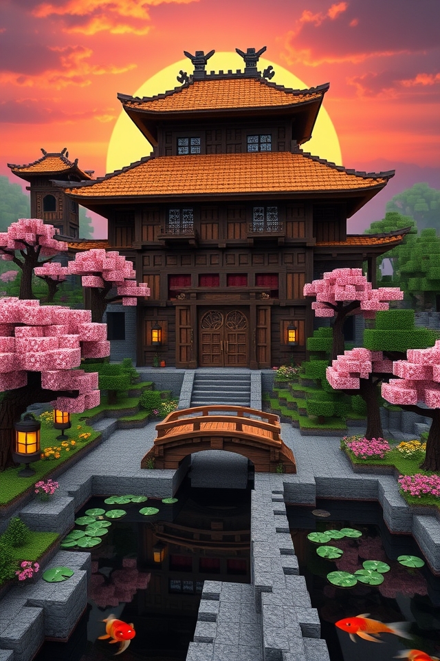 majestic samurai fortress design