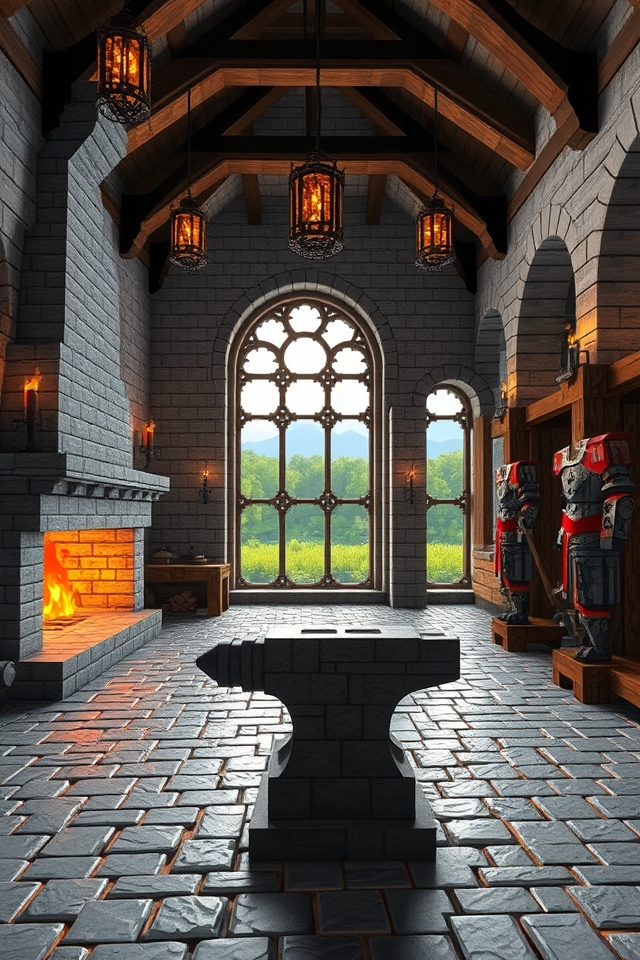 medieval charm forge ambiance