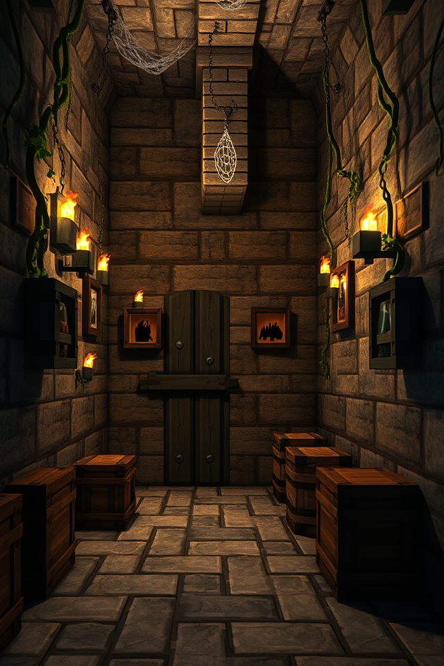 medieval dungeon storage aesthetics