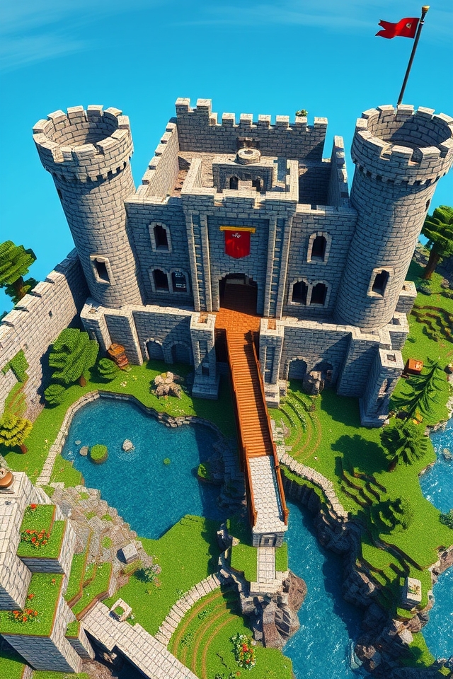 medieval stone fortress design