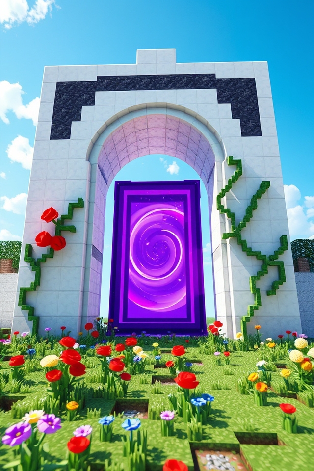 mesmerizing quartz portal archway