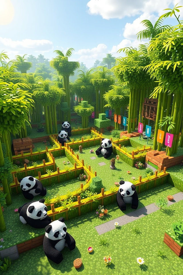 minecraft panda mini games fun